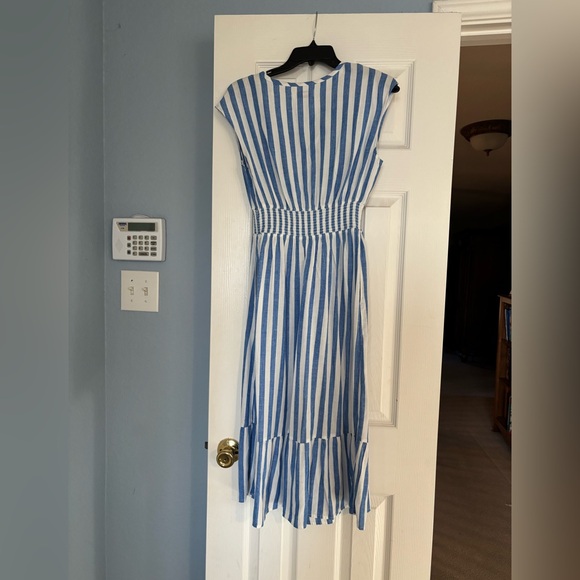 Sonoma Blue and White Striped Dress - Picture 2 of 3